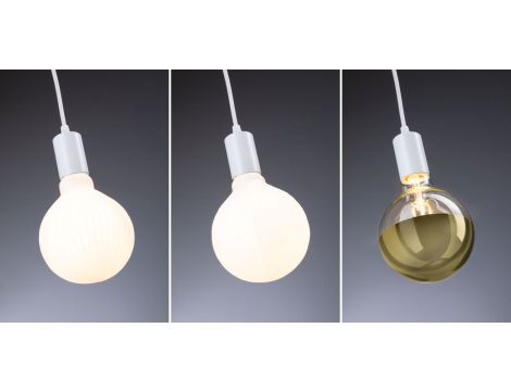 Lampa sufitowa RAVI E27 max.60W IP44 230V biały matowy / metal - 6