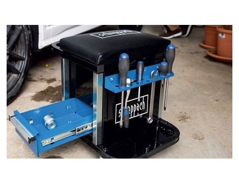 Taboret warsztatowy stołek z szufladami TW900 Scheppach - 4