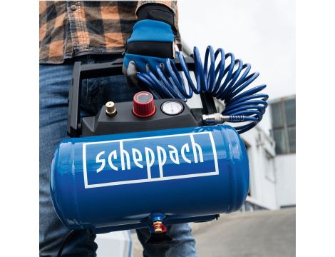 Kompresor Scheppach HC06 6 L + zestaw akcesoriów - 12