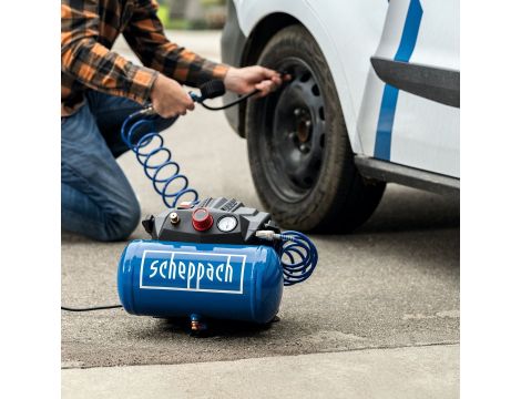 Kompresor Scheppach HC06 6 L + zestaw akcesoriów - 4
