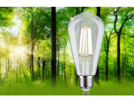 Źródło światła LED ST64 4W 840lm E27 3000K 230V przezroczysty / szkło - 2