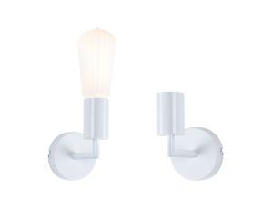 Kinkiet ścienny RAVI E27 max.60W IP44 230V biały mat / metal