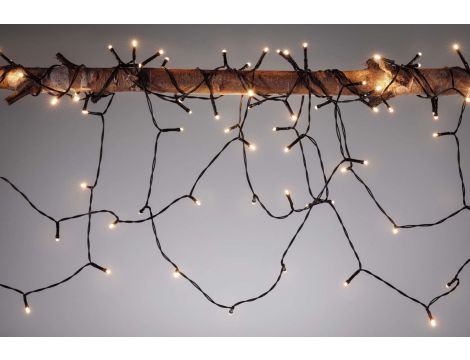 Łańcuch świetlny solarny AURINKA LED 7.9m  z czujnikiem zmierzchu 1lm/metr  3000K IP44  czarny / tworzywo sztuczne - 4