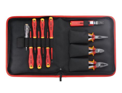 Zestaw 11 narzędzi dla elektryka FELO w etui - 2