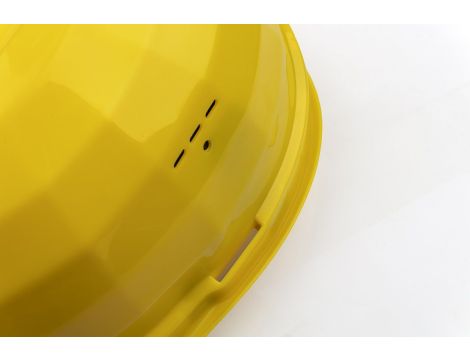 Kask ochronny Wolfcraft - żółty - 3