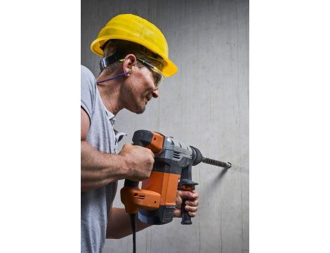 Kask ochronny Wolfcraft - żółty - 5