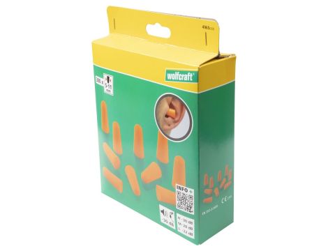 Stopery do uszu Wolfcraft - 36 db [300 sztuk] - 2