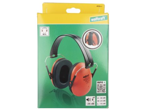 Nauszniki ochronne Wolfcraft - Compact, 26 db - 6