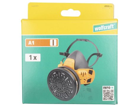 Półmaska Wolfcraft - A1P2 z filtrem wymiennym - 5
