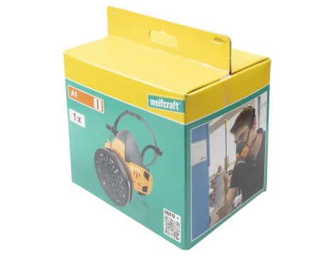 Półmaska Wolfcraft - A1P2 z filtrem wymiennym - 6