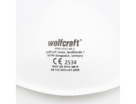 Maska ochronna Wolfcraft - FFP2 [15 szt.] - 4