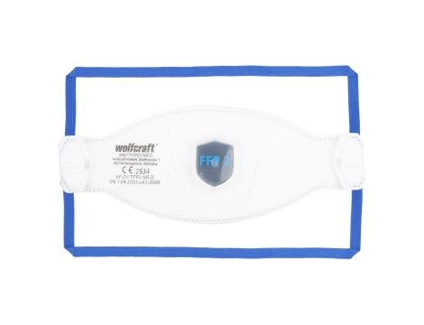 Maska ochronna z zaworem Wolfcraft - FFP2 V [2 szt.] - 4
