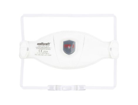 Maska ochronna z zaworem Wolfcraft - FFP3 V [2 szt.] - 3