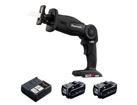 Przegubowa piła szablasta lisica 18V  Panasonic EY47A1LJ2G - w zestawie ładowarka i 2 x aku 18 V / 5,0 Ah - 6