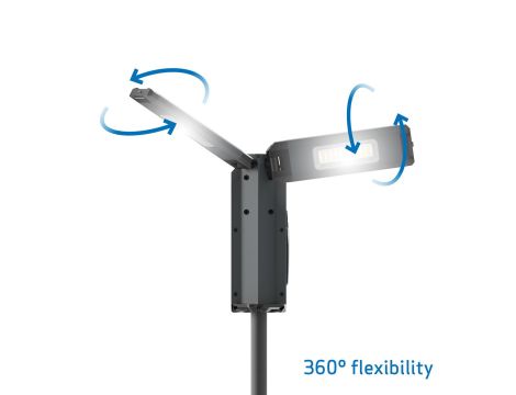 Lampa robocza z dwiema głowicami 2500 lm ze statywem TOWER COMPACT CONNECT 03.6110C - 2