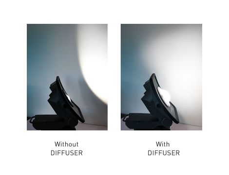 Dyfuzor rozpraszający światło lamp roboczych SCANGRIP DIFFUSER MEDIUM 03.5922 do NOVA R,  MULTIMATCH R  NOVA 2 CONNECT - 4