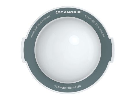 Dyfuzor rozpraszający światło lamp roboczych SCANGRIP DIFFUSER 03.5750 do lamp NOVA 4 i MULTIMATCH 3