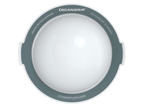 Dyfuzor rozpraszający światło lamp roboczych SCANGRIP DIFFUSER LARGE 03.5751 do lamp NOVA 4 C+R, 6K 6K C+R, 6 SPS, 10 SPS, 10 Connect, 12K i MULTIMATCH 8