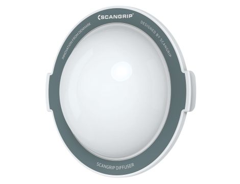 Dyfuzor rozpraszający światło lamp roboczych SCANGRIP DIFFUSER LARGE 03.5751 do lamp NOVA 4 C+R, 6K 6K C+R, 6 SPS, 10 SPS, 10 Connect, 12K i MULTIMATCH 8 - 5