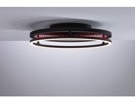 Plafoniera SPACEGLOW ONE LED 3D DIM RGB rainbow 38W 3900lm 3000-6500K pilot  230V czarny matowy / metal - 8