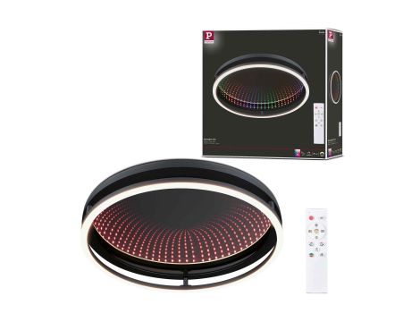 Plafoniera SPACEGLOW ONE LED 3D DIM RGB rainbow 38W 3900lm 3000-6500K pilot  230V czarny matowy / metal - 19