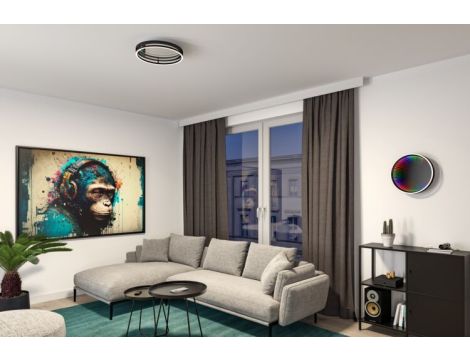 Plafoniera SPACEGLOW ONE LED 3D DIM RGB rainbow 38W 3900lm 3000-6500K pilot  230V czarny matowy / metal - 17