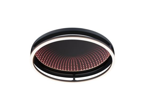 Plafoniera SPACEGLOW ONE LED 3D DIM RGB rainbow 38W 3900lm 3000-6500K pilot  230V czarny matowy / metal - 3