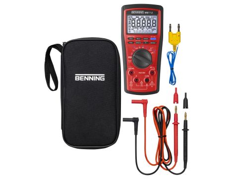 Miernik uniwersalny BENNING MM 7-2 cyfrowy z akcesoriami - 2