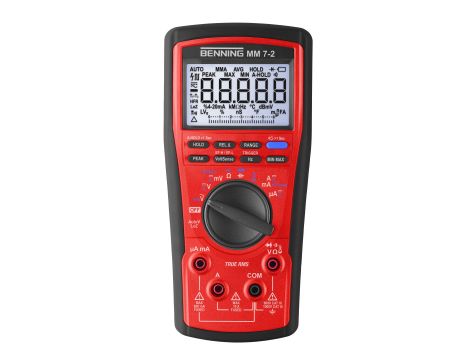 Miernik uniwersalny BENNING MM 7-2 cyfrowy z akcesoriami