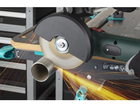 Tarcza korundowa 125X1 do cięcia stali nierdzewnej 10 sztuk. WOLFCRAFT - 4