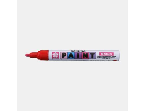 Marker Paint ze średnią czerwoną końcówką, Sakura