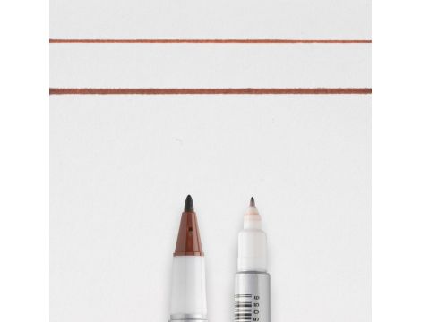 Marker IDenti-Pen Dual Point brązowy, Sakura - 3