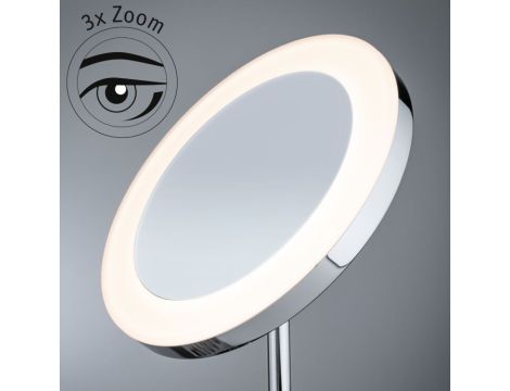 Lusterko kosmetyczne MASUA LED 4W 2700/4000/6500K + wyłącznik IP44 230V chrom / metal - 7