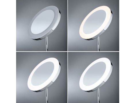 Lusterko kosmetyczne MASUA LED 4W 2700/4000/6500K + wyłącznik IP44 230V chrom / metal - 9
