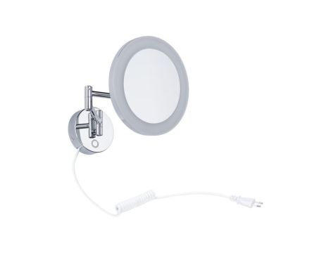 Lusterko kosmetyczne MASUA LED 4W 2700/4000/6500K + wyłącznik IP44 230V czarny matowy / metal - 10