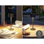 Lampka stołowa solarna ELSE LED DIM USB-C 3.7W 250lm 2700K IP44 czarny / aluminium - 5