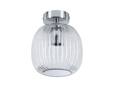 Lampa sufitowa łazienkowa RUYA E14 max.20W IP44 230V chrom / szkło - 4