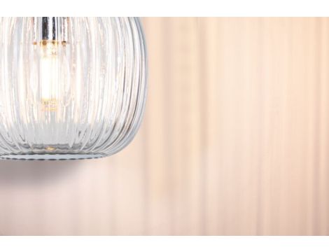 Lampa wisząca łazienkowa RUYA E14 max.20W IP44 230V chrom / szkło - 6