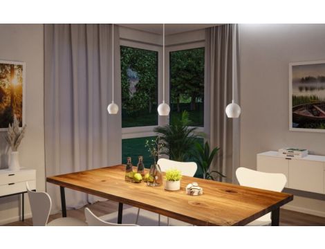 Oprawa wisząca SHIMA GU10 max.10W IP44 230V biały / metal - 5