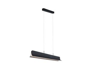 Oprawa wisząca NOYAN LED 3-STEP DIM 2X24W 2700K 2000lm IP44 230V antracyt / metal / filc