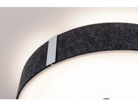 Plafoniera MALIKA LED 3-STEP DIM 29W 402mm 2300lm 2700K 230V antracyt / metal/ filc - 5