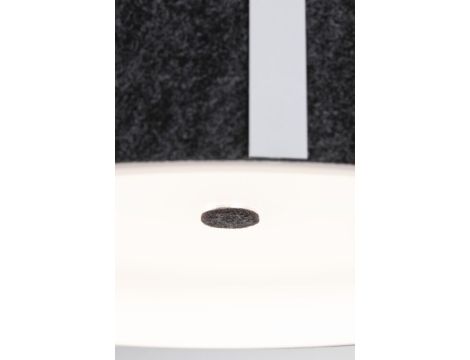 Plafoniera MALIKA LED 3-STEP DIM 29W 402mm 2300lm 2700K 230V antracyt / metal/ filc - 8