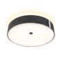 Plafoniera MALIKA LED 3-STEP DIM 29W 402mm 2300lm 2700K 230V antracyt / metal/ filc - 2