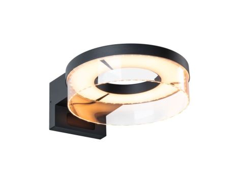 Oprawa elewacyjna CAPERA LED SH Zigbee12,5W 800lm 2200K-3000K czujnik ruchu i zmierzchu IP44 230V antracyt / aluminium - 3