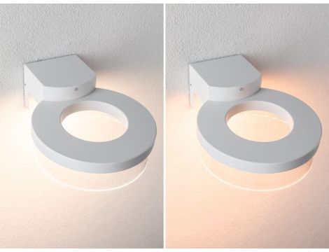 Oprawa elewacyjna CAPERA LED SH Zigbee12,5W 800lm 2200K-3000K czujnik ruchu i zmierzchu IP44 230V biały / aluminium - 5