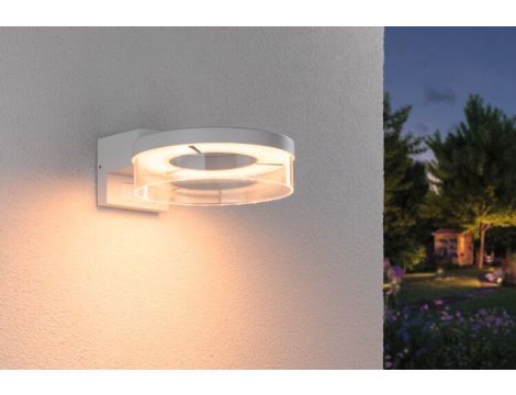 Oprawa elewacyjna CAPERA LED SH Zigbee12,5W 800lm 2200K-3000K czujnik ruchu i zmierzchu IP44 230V biały / aluminium - 8