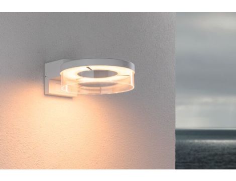 Oprawa elewacyjna CAPERA LED SH Zigbee12,5W 800lm 2200K-3000K czujnik ruchu i zmierzchu IP44 230V biały / aluminium - 6