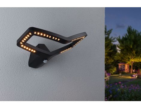 Oprawa elewacyjna ALARA LED SH Zigbee10W 450lm 2200K-3000K czujnik ruchu i zmierzchu IP44 230V antracyt / aluminium - 4