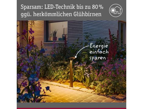 Oprawa ogrodowa ALARA LED SH Zigbee10W 450lm 2200K-3000K 665mm czujnik ruchu i zmierzchu IP44 230V antracyt / aluminium - 8