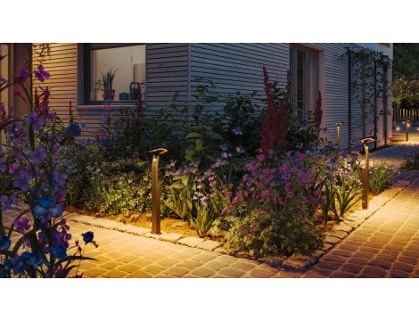 Oprawa ogrodowa ALARA LED SH Zigbee10W 450lm 2200K-3000K 665mm czujnik ruchu i zmierzchu IP44 230V antracyt / aluminium - 9